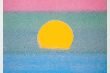 Andy Warhol, Sunset, 1972 Sérigraphie sur papier, 86,4 × 86,4 cm Courtesy The Andy Warhol Museum, Pittsburgh; Founding Collection, Contribution The Andy Warhol Foundation for the Visual Arts, Inc. © Andy Warhol / ADAGP, Paris, 2026 Photo : DR