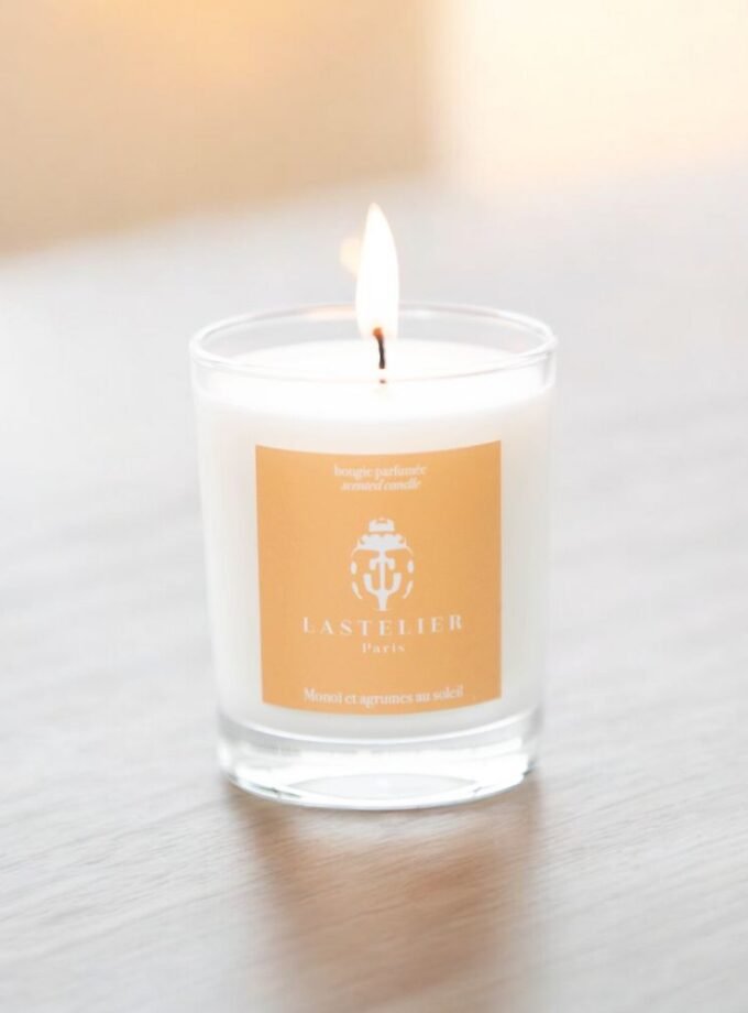 Candle Monoï et agrumes au soleil