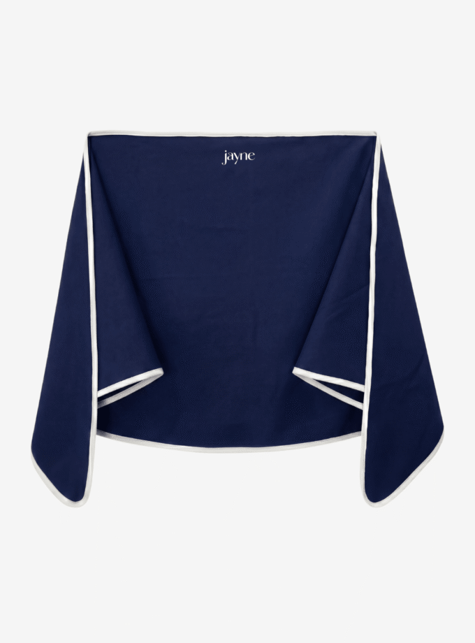 Paréo Court Anti-UV Cecilia - Bleu Marine
