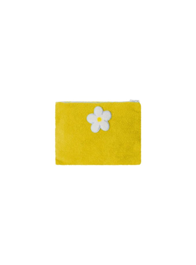 Pochette Claudia Eponge Jaune — Ma Petite Plage