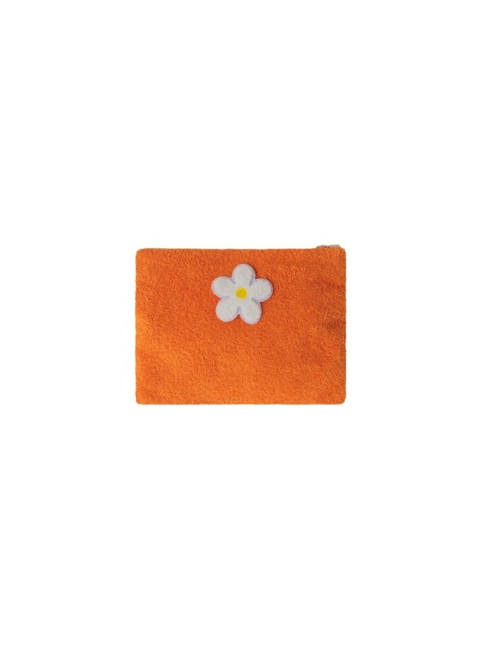 Pochette Claudia Eponge Orange — Ma Petite Plage