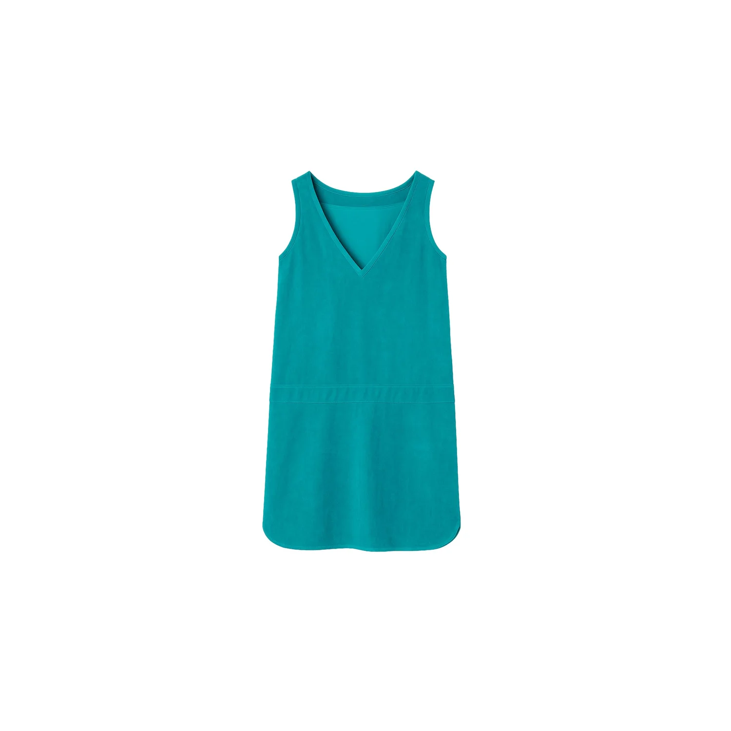 Robe Chris Velours Eponge Bleu Lagon — Ma Petite Plage