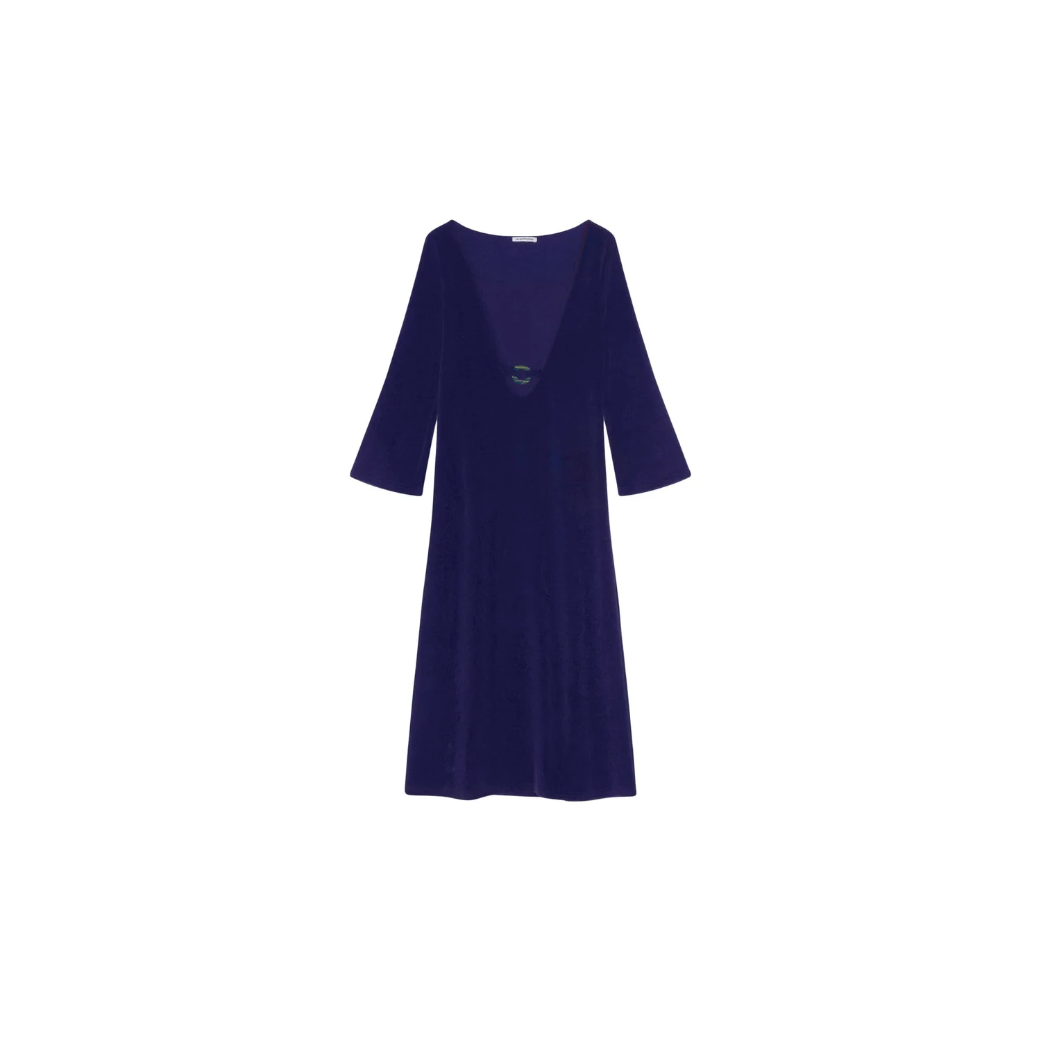 Robe Marisa Velours Eponge Violet — Ma Petite Plage