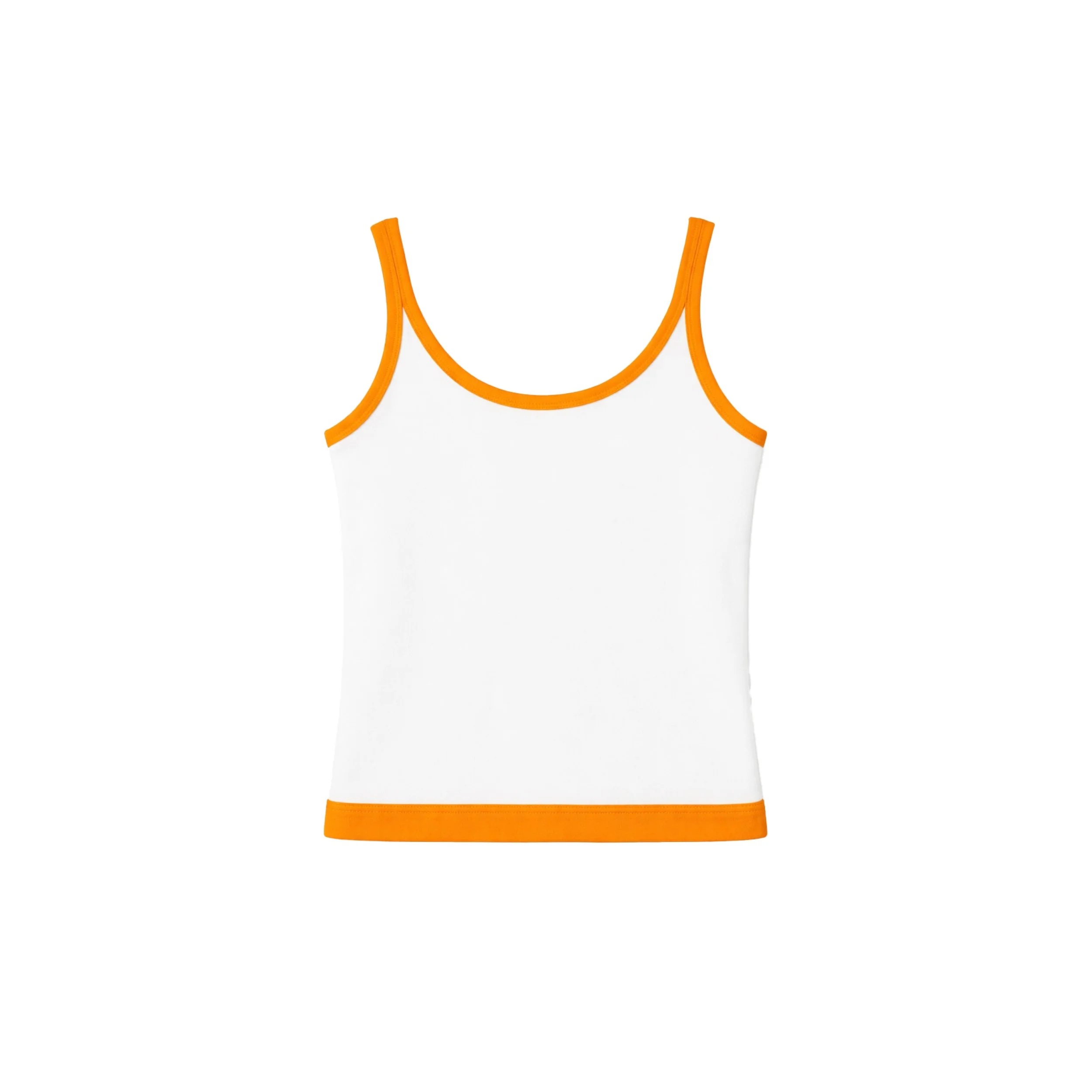 Top BB Velours Eponge Blanc Tangerine — Ma Petite Plage